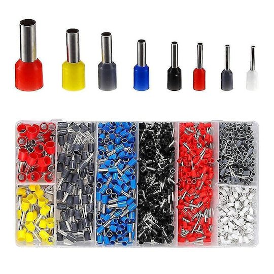 Set 1200 Onuvio Terminal Pins Crimp Ferrules End Pins Electrical Conductors 0.5-10mm