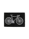 Relaxdays Covor de Intrare din Cocos cu Suport Antiderapant Negru 60x40buc Grosime 15mm