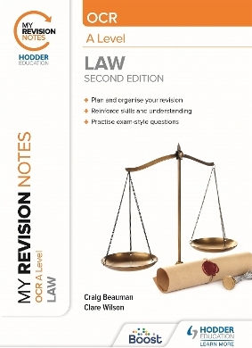 My Revision Notes Ocr A Level Law Second Edition Clare Wilson Hodder Education My Revision Notes Ocr A Level Law Second Edition Clare Wilson Hodder Education