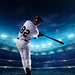 Baseballschläger Aluminium Schwarz 86 x 5 cm