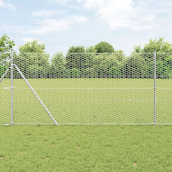 vidaXL Plasă de sârmă Galvanizat Argintiu 1x10m