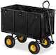 Relaxdays Transport Trolley Black Maximum Load 500 Kg 83 X 51 X 110 Cm