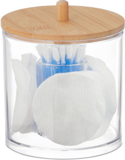 Organizator cosmetic pentru baie, 2 compartimente, 11 x 10 cm, transparent Organizator cosmetic pentru baie, 2 compartimente, 11 x 10 cm, transparent