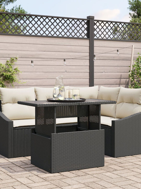 Garten- und Outdoor-Möbelsets Wohnbereich 5 Stü...