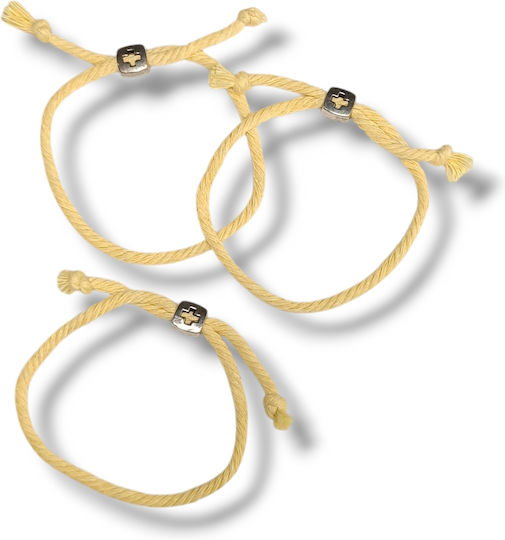 The Art of Beading Μαρτυρικό Βάπτισης Βραχιολάκι Gelb 50Stück