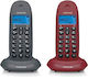 Motorola C1002L Schnurlostelefon Duo Gray/Red