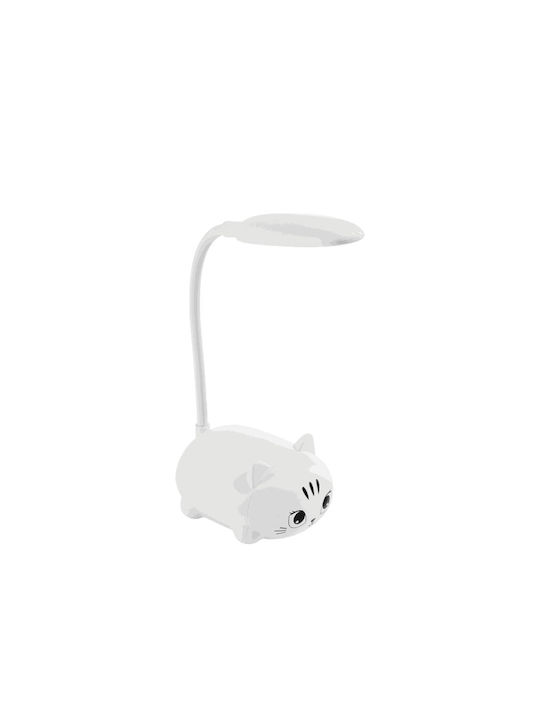 Miquelrius LED Kinder Schreibtischlampe Weiß 16x7.5x6.5εκ.