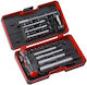 Felo Socket Wrench Set 20 Pieces Red Black
