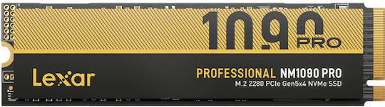 Lexar NM1090 Pro SSD 2TB Tip M.2 Cu Conexiune PCI Express 5.0 Compatibil Cu PlayStation 5 LNM109P002T-RNNNG