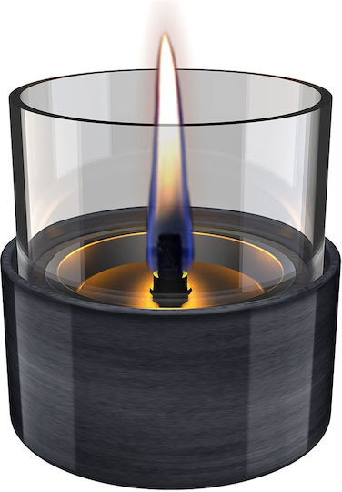 Tenderflame Desktop Bioethanol Fireplace Indoor Outdoor Black 9.8x9.7cm