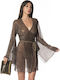 Acquadicocco Damen Mini Kaftan Strand Braun