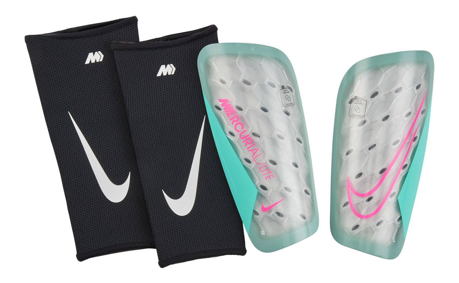 Nike MERCURIAL LITE Adults Soccer Shin Protectors Black DN3611-395