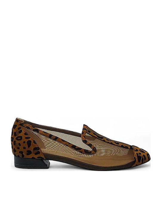 Pantofi cu toc Leopard