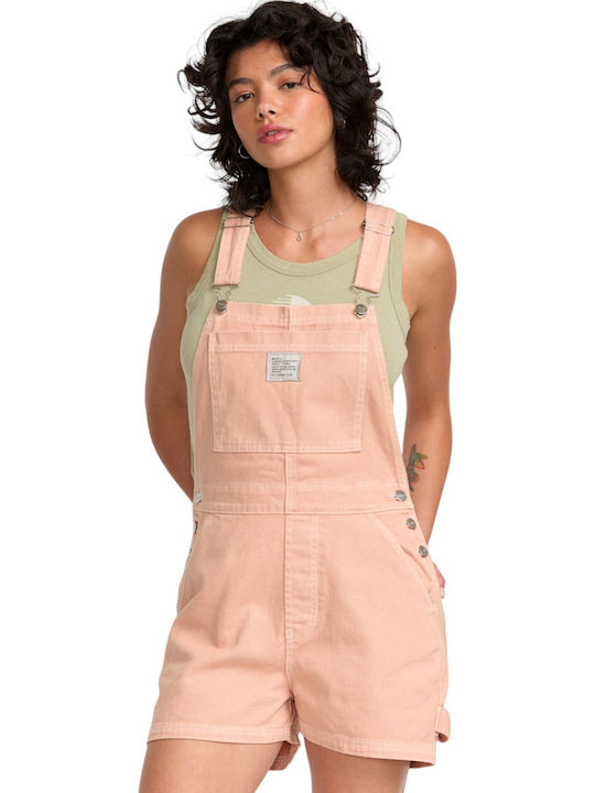 Damen Einteiler Shorts Pink