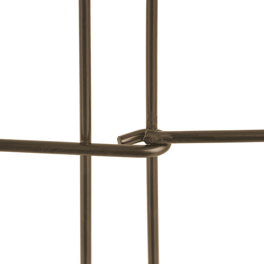 Set 4 Decorative Garden Panels Relaxdays Dimensions 28 x 38.5 x 1.5 cm Bronze