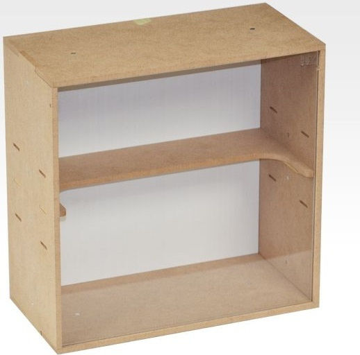 Hobbyzone Om10 Large Display Shelf Acrylic Glass Wooden