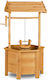 Decorative Garden Fountain Rustic Design 82 X 47 X 41 Cm Brown