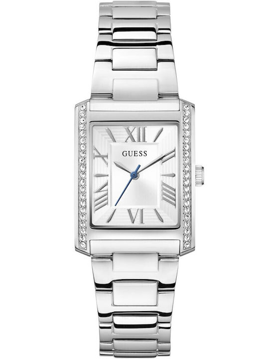 Guess Women's Watch with Silver Metal Bracelet