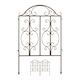 Gard Garden Decorativ 3 Piese Din Metal 98 X 190.5 X 2.5 Cm Bronz