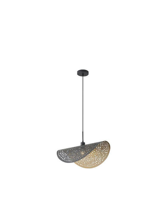 Eurolamp Galilea Κρεμαστό Φωτιστικό Μαύρο με Ντουί E27 60x60x168εκ.