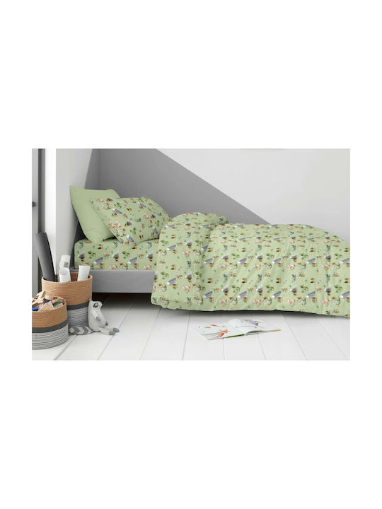 Astron Italy Kids Sheets Set Single Cotton Ippo...