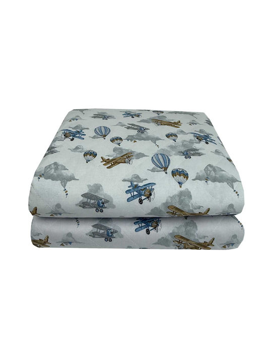 Astron Italy Kids Quilt Single Sky Fly Multicolour 160x250cm