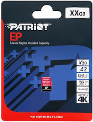 Patriot microSDXC 512GB Class 10 U3 V30 A2 Patriot microSDXC 512GB Class 10 U3 V30 A2
