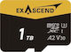 ExAscend microSDXC 1TB U3 V30 A2 UHS-I 150MB/s Cu Adaptor