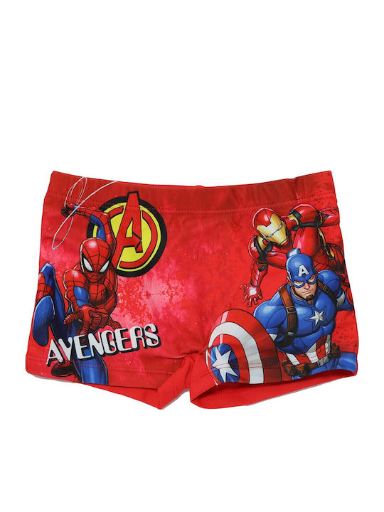 Marvel Kids Swimwear Swim Shorts Red