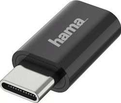 HAMA 00200310 USB-C male σε micro USB female