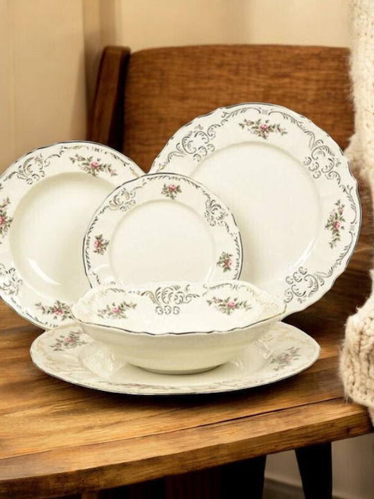 White Porcelain Dinnerware Set 20pcs