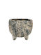 InTheBox Planter Ceramic Gray 27x27x23cm.
