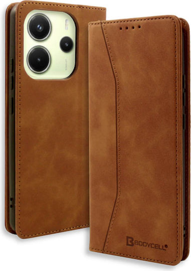 Bodycell Book Piele artificială / Piele Maro (Xiaomi Note 14 4G)