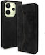 Bodycell Buchen Sie Synthetisches Leder / Leder Schwarz (Xiaomi Note 14 5G)