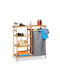 Relaxdays Wäschekorb Bamboo 50lt Beige
