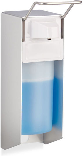 Relaxdays Επιτοίχιο Dispenser Πλαστικό Λευκό 500ml