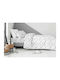 Astron Italy Sky Fly Kids Pillowcases Set Made of 100% Cotton 52x72cm White