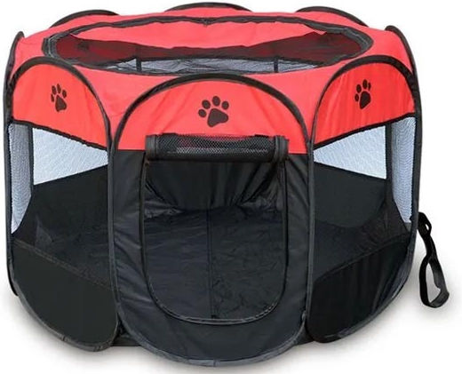 Value Imports Park Dog in Red Color 114 x 114 x 60cm