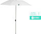 Terra Nation Kiri Folding Beach Umbrella Aluminum Diameter 2m White