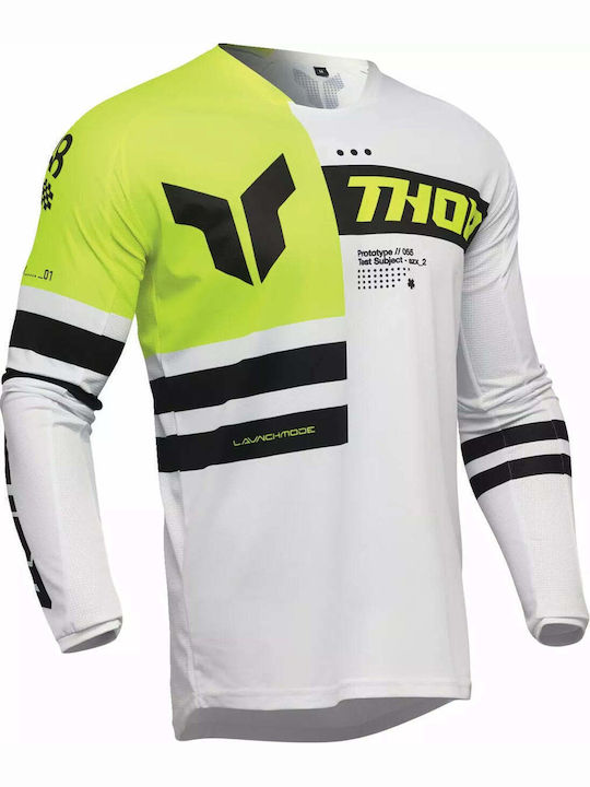 Thor Launchmode Men's Jersey Motocross Yellow