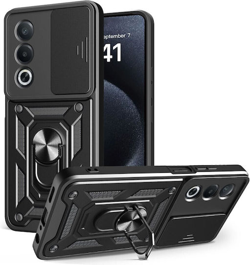 Sliding Camera Back Cover Plastic Black (Oppo A80 5G)