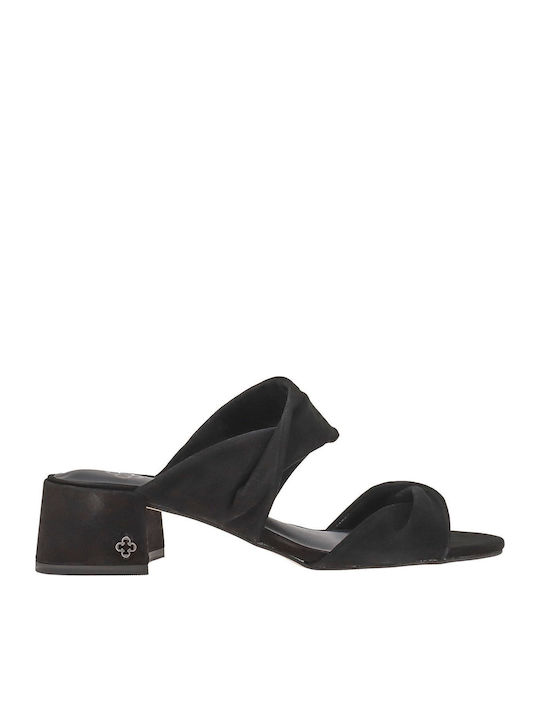 Capodarte Suede Πέδιλα Μαύρα