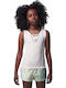 Kids' Shirt Sleeveless White Training Camp Pintuck