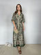 Summer Maxi Dress with Print