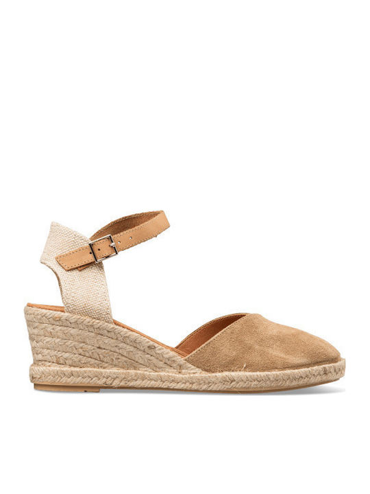 Envie Shoes Platforme dama În Stil Espadril Bej E18-21102-36
