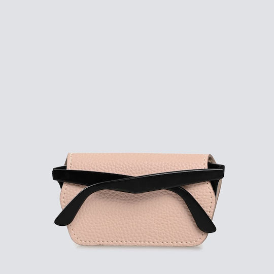 Lovely Handmade Helia Asti Θήκη Γυαλιών Ημίσκληρη με Μαγνητικό Κλείσιμο Ροζ