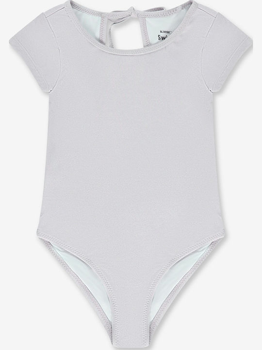 Minene Kinder Badeanzug Einteilig Gray
