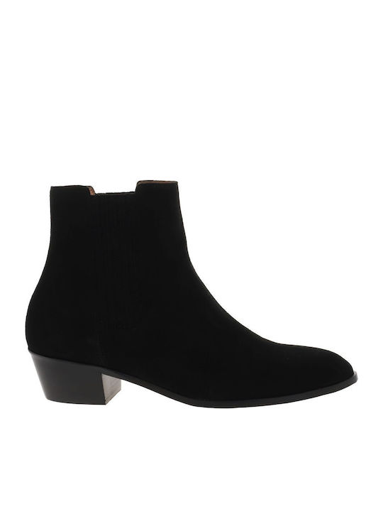 Kalogirou Suede Women's Ankle Boots Black