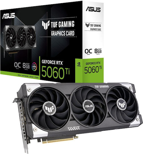 Asus GeForce RTX 5060 Ti 8GB GDDR7 TUF Gaming OC Placă Grafică