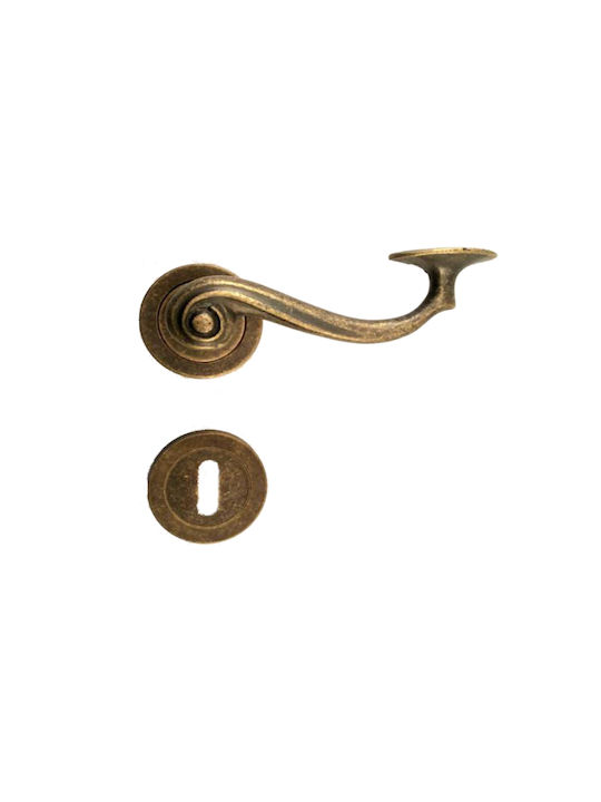Petvar Lever Middle Door Pair Antique